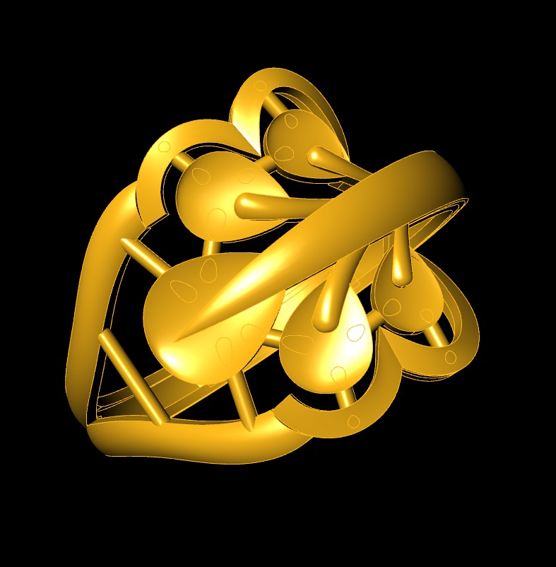 Plan Rings 3D print model_11