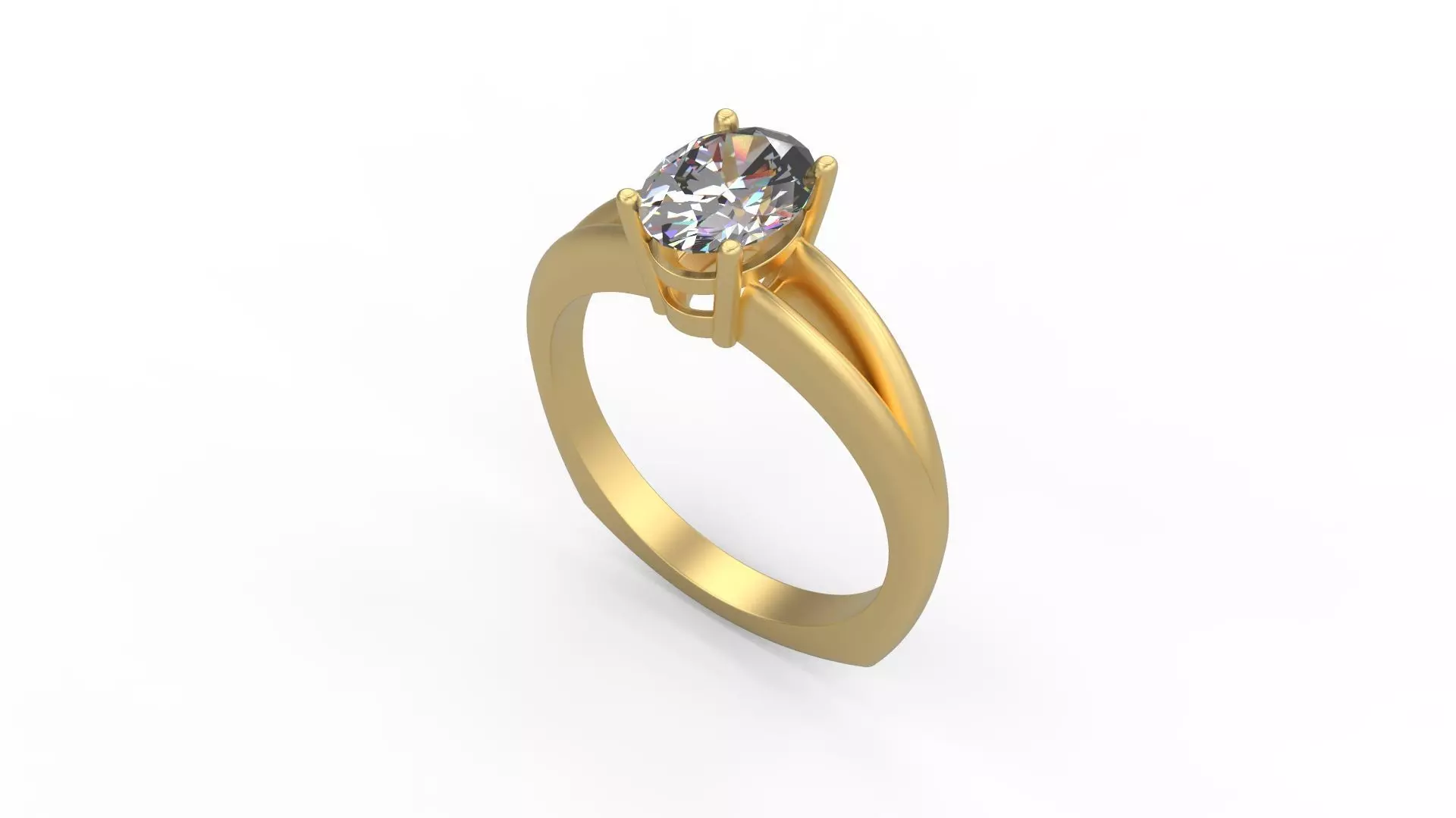 Woman Solitaire 420 3D print model