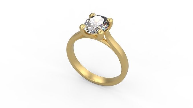 Woman Solitaire 422 3D print model