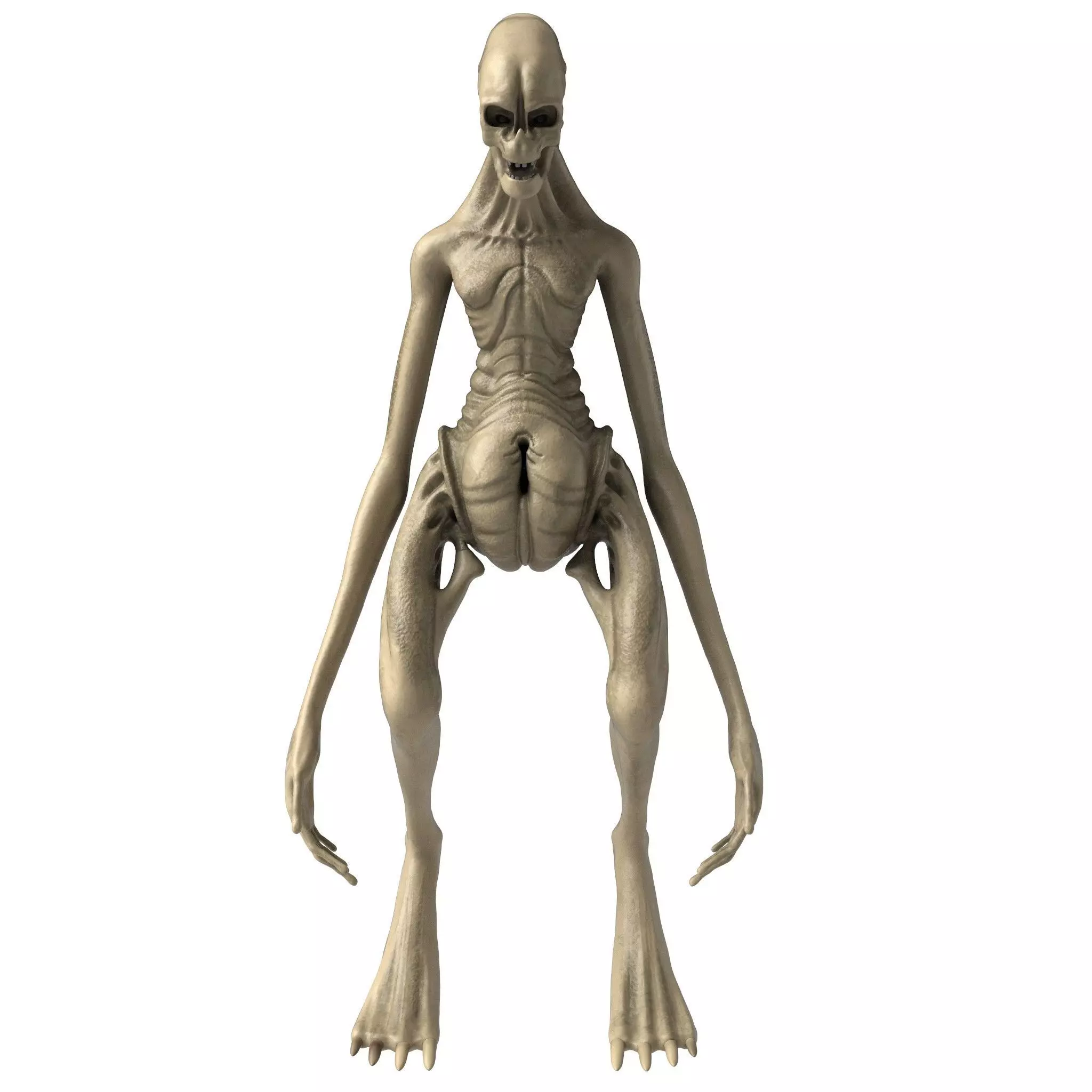 Alien Newborn 3D model_0