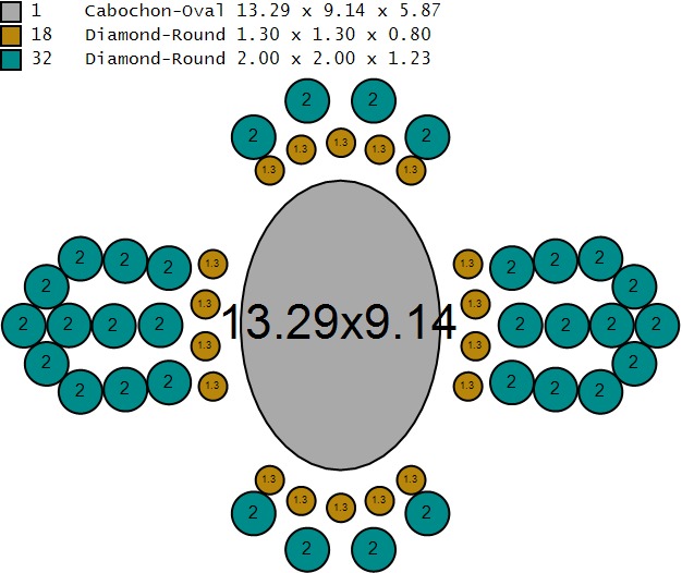 HIP HOP RED RUBY  RING 3D PRINTABLE MODEL  3D print model_7