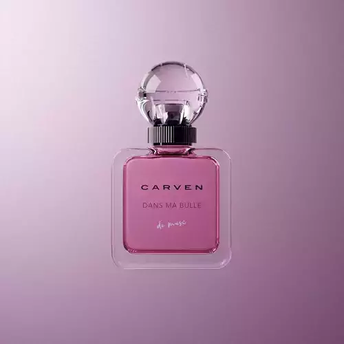 Perfume Bottle Carven Dans ma bulle de musc Model Blend File