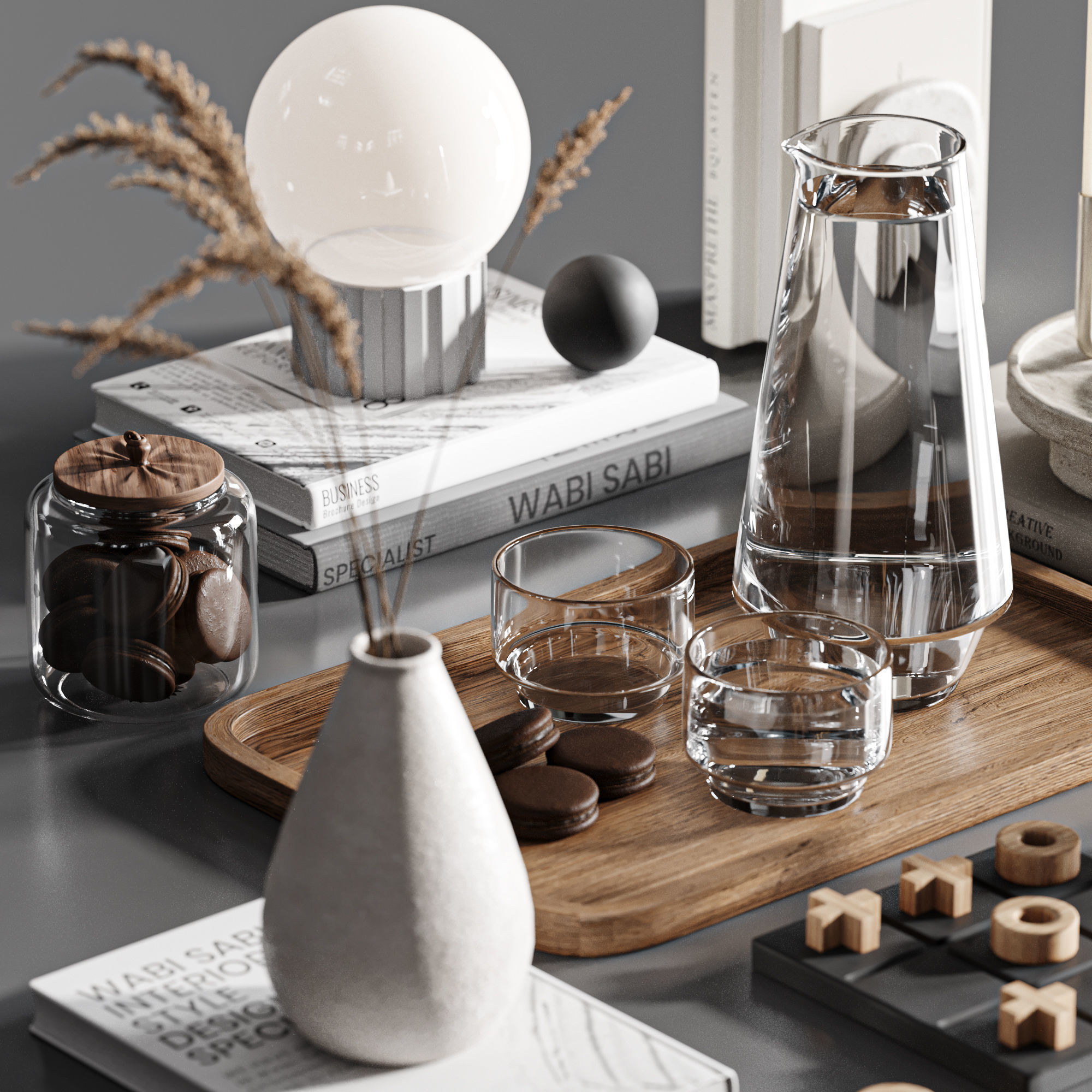 Decorative set03 3D model_1