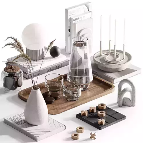 Decorative set03 3D model