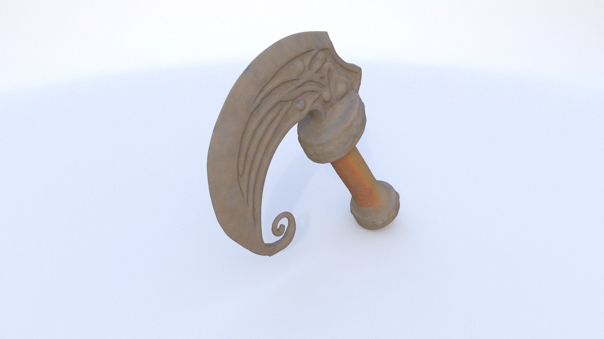 Auger 3D model_3