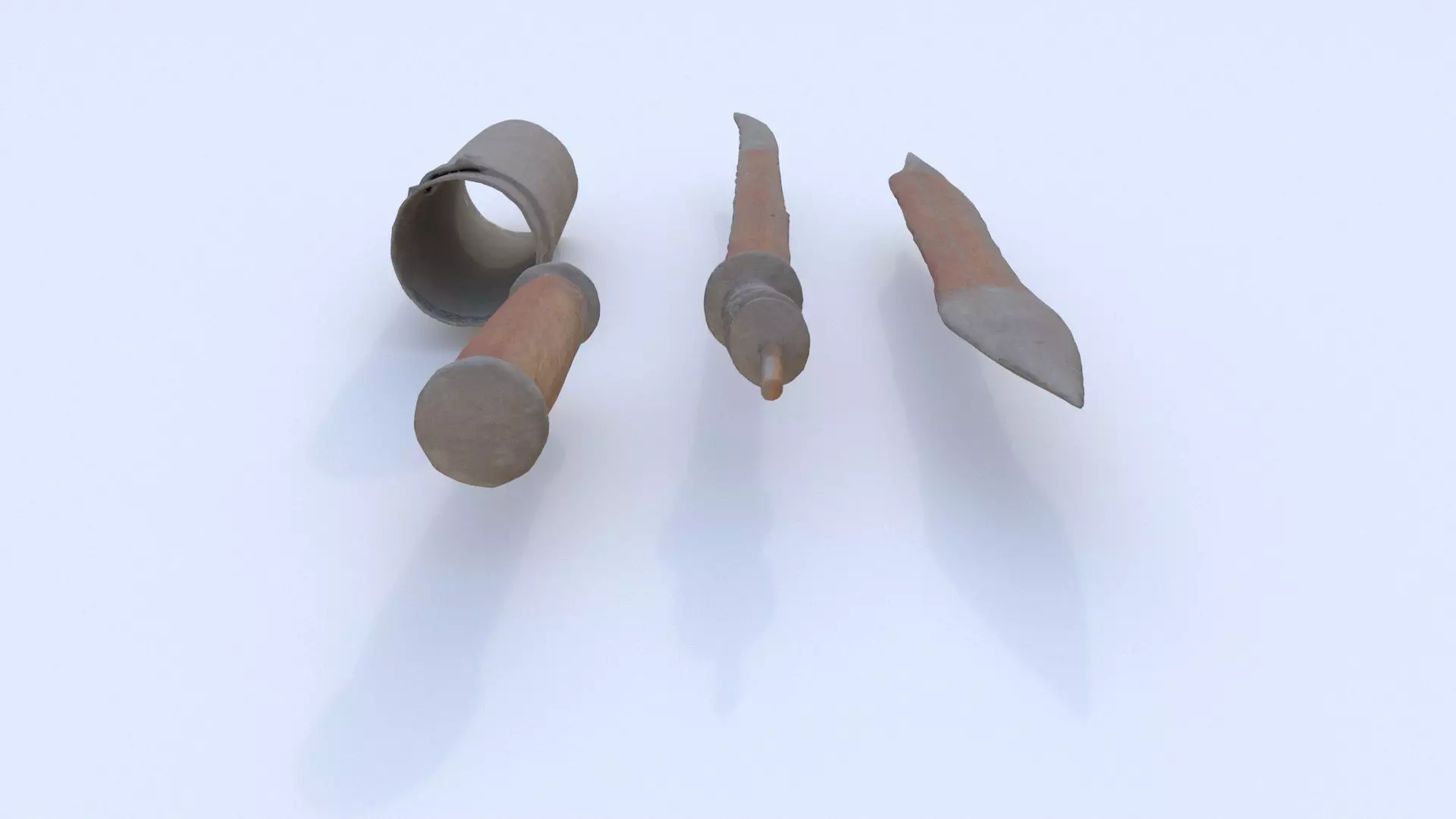 Chisel Set 3D model_0