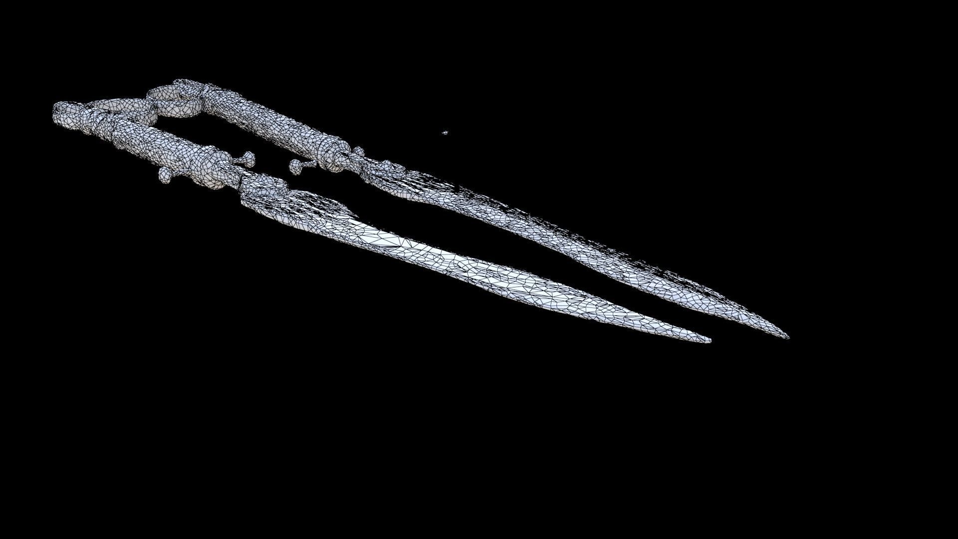 Cloth Shears 3D model_5