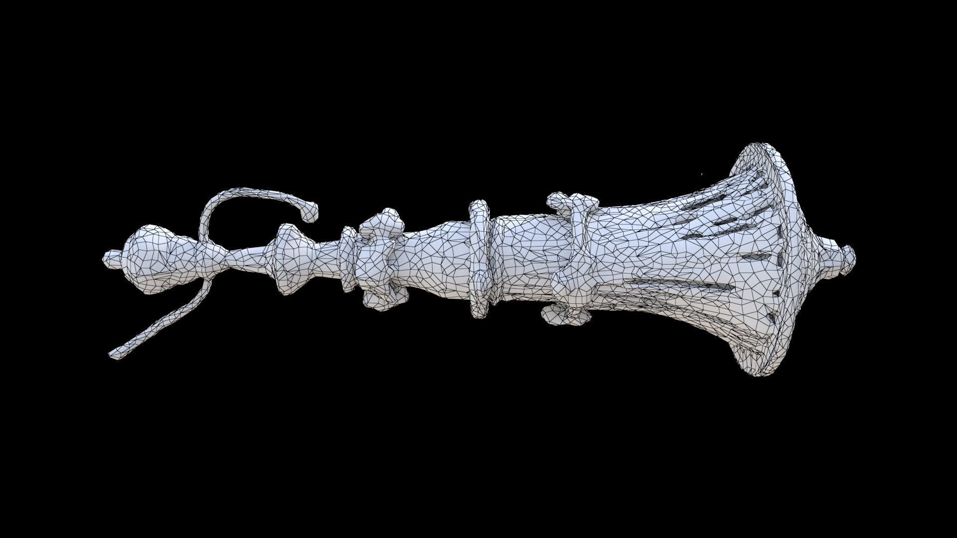 Distaff 3D model_6