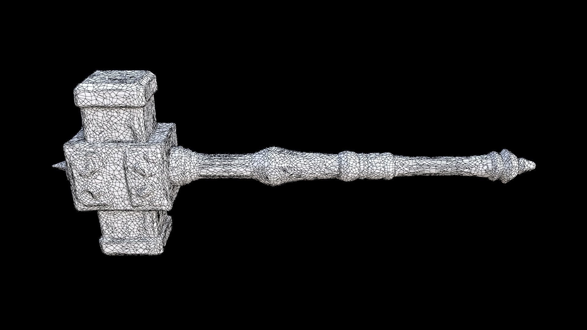 Hammer 3D model_7