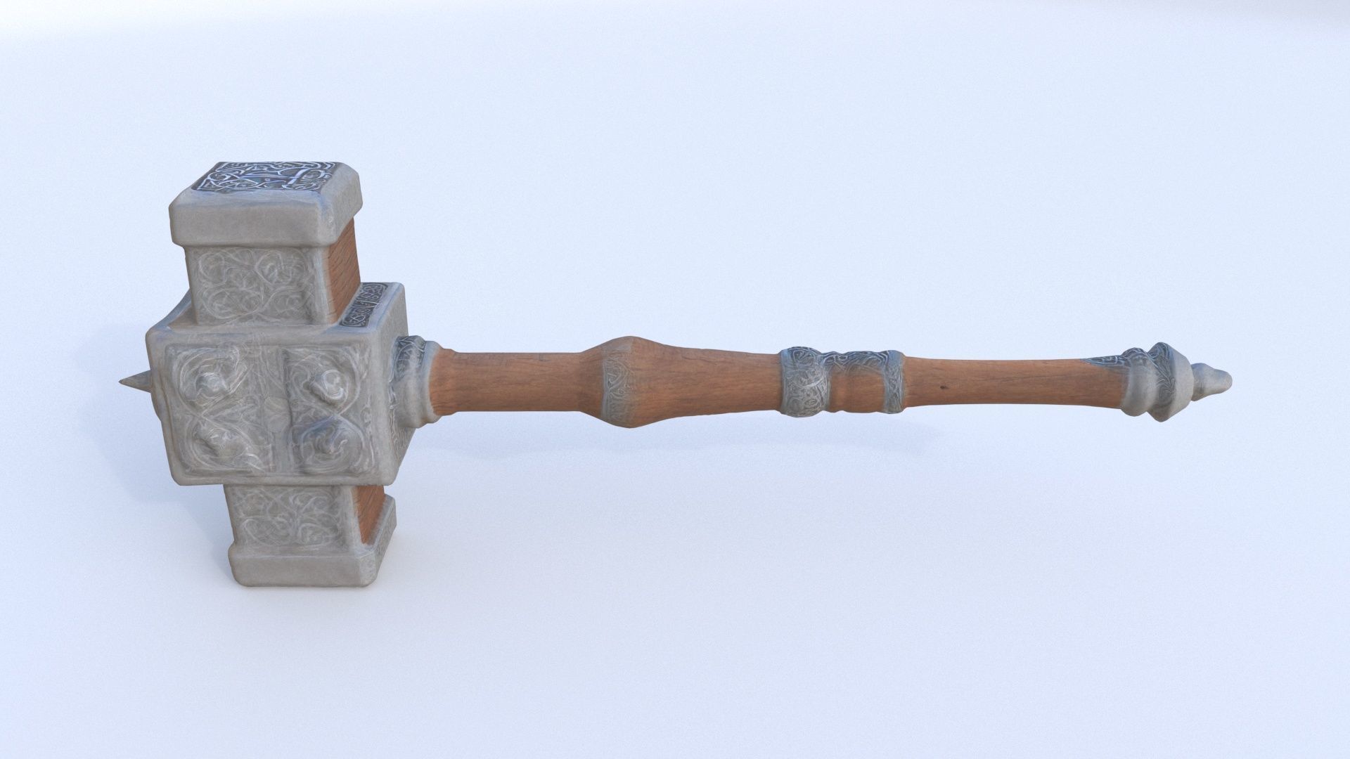 Hammer 3D model_2