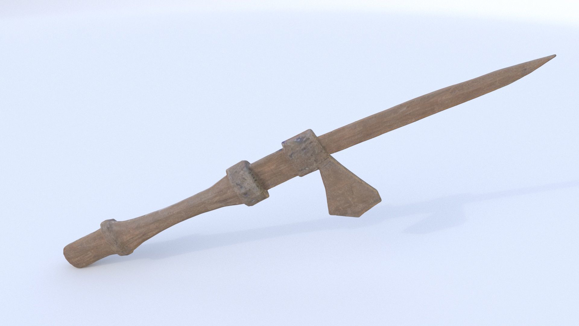 Hoe 3D model_4