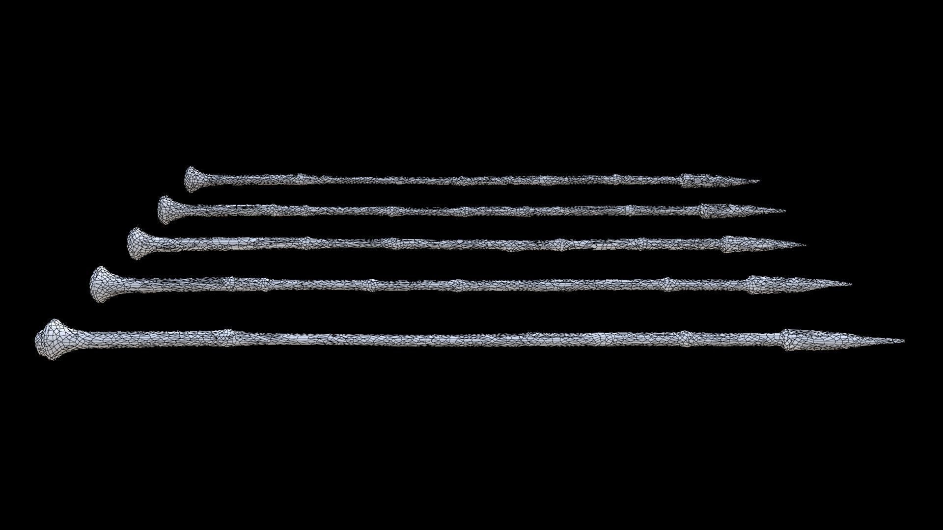 Iron Nails 3D model_6