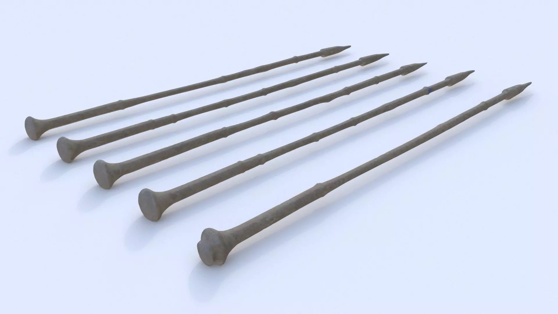 Iron Nails 3D model_0