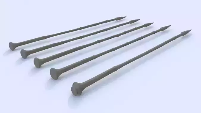 Iron Nails 3D model