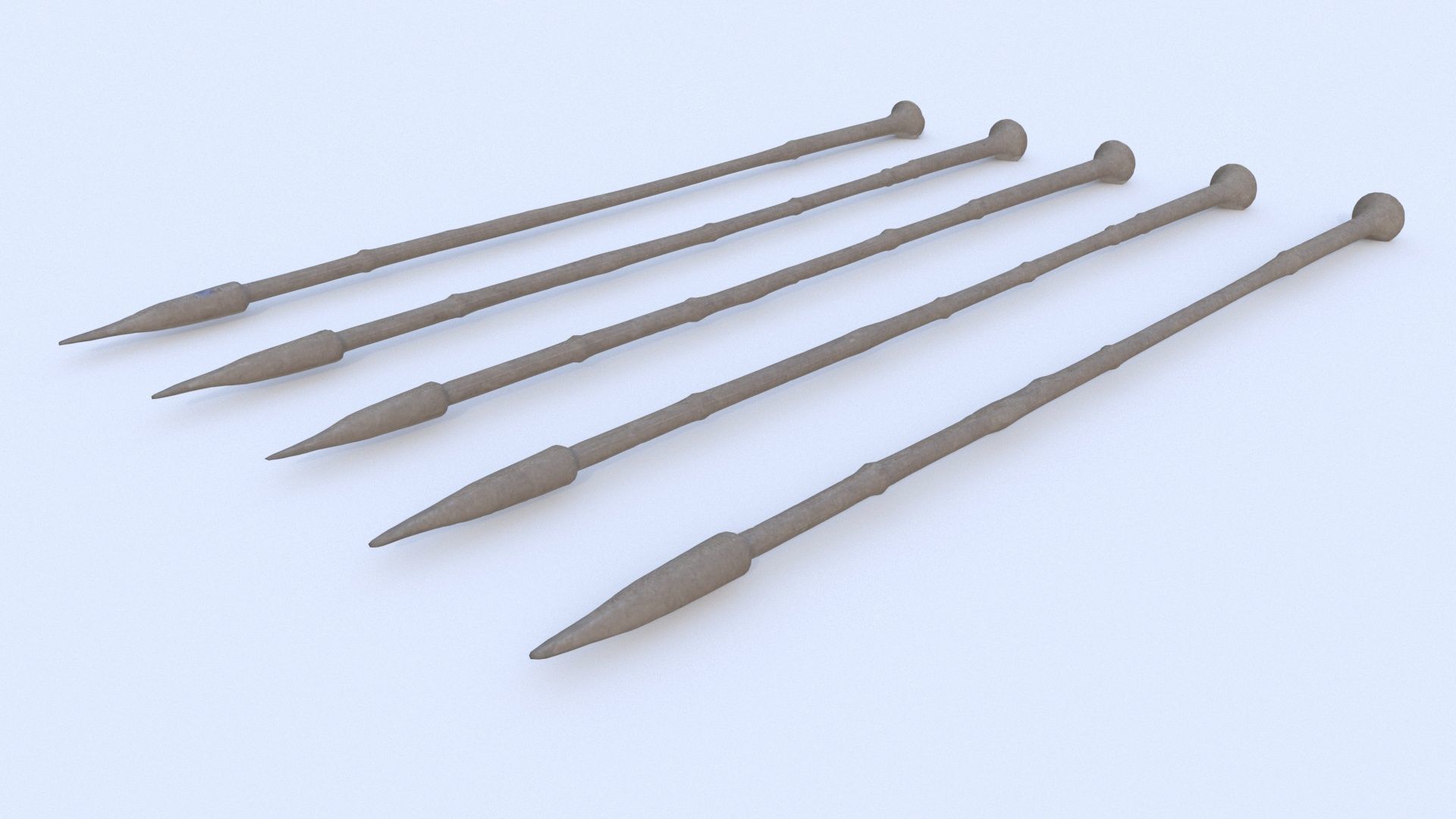 Iron Nails 3D model_3
