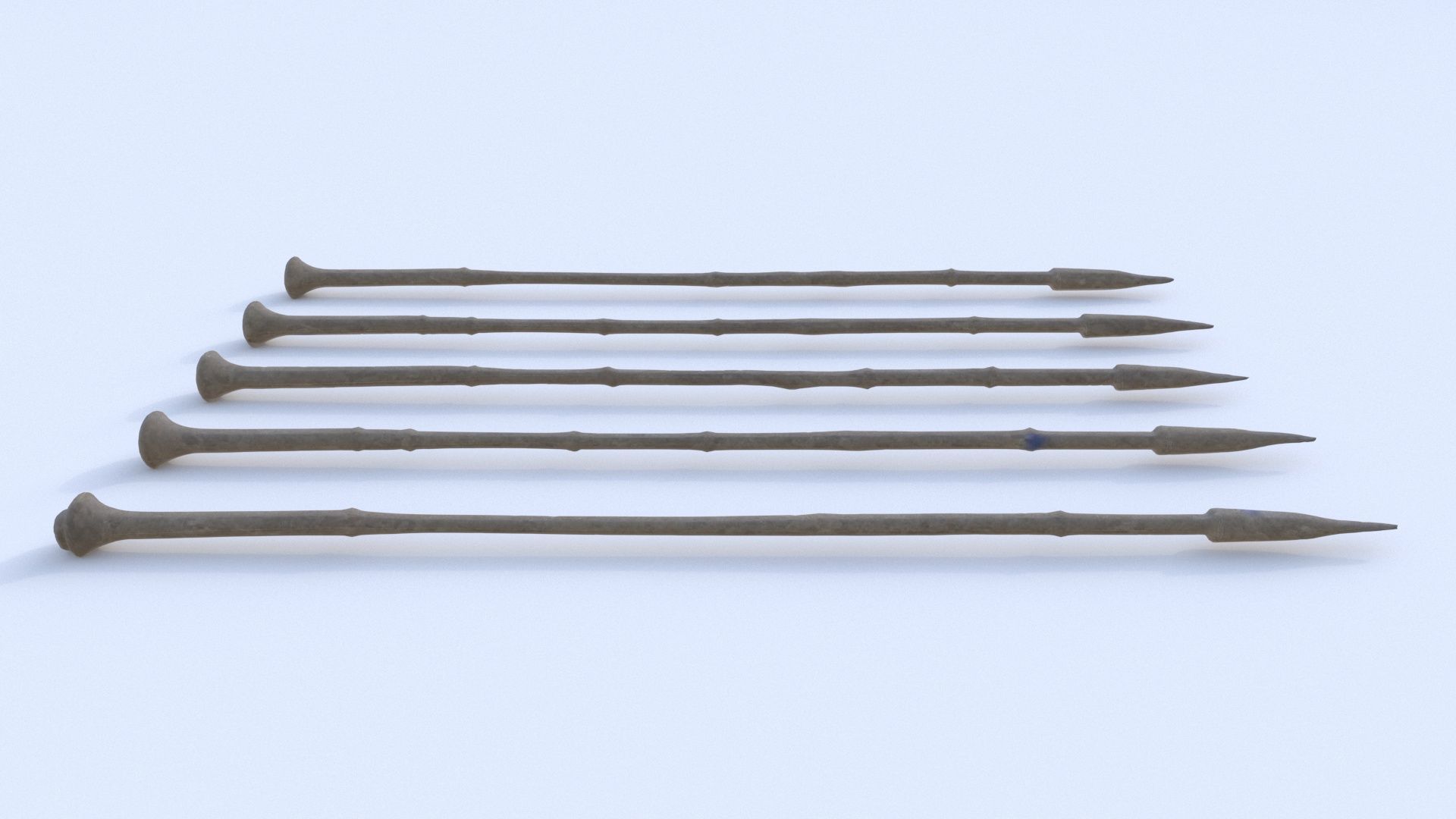 Iron Nails 3D model_1