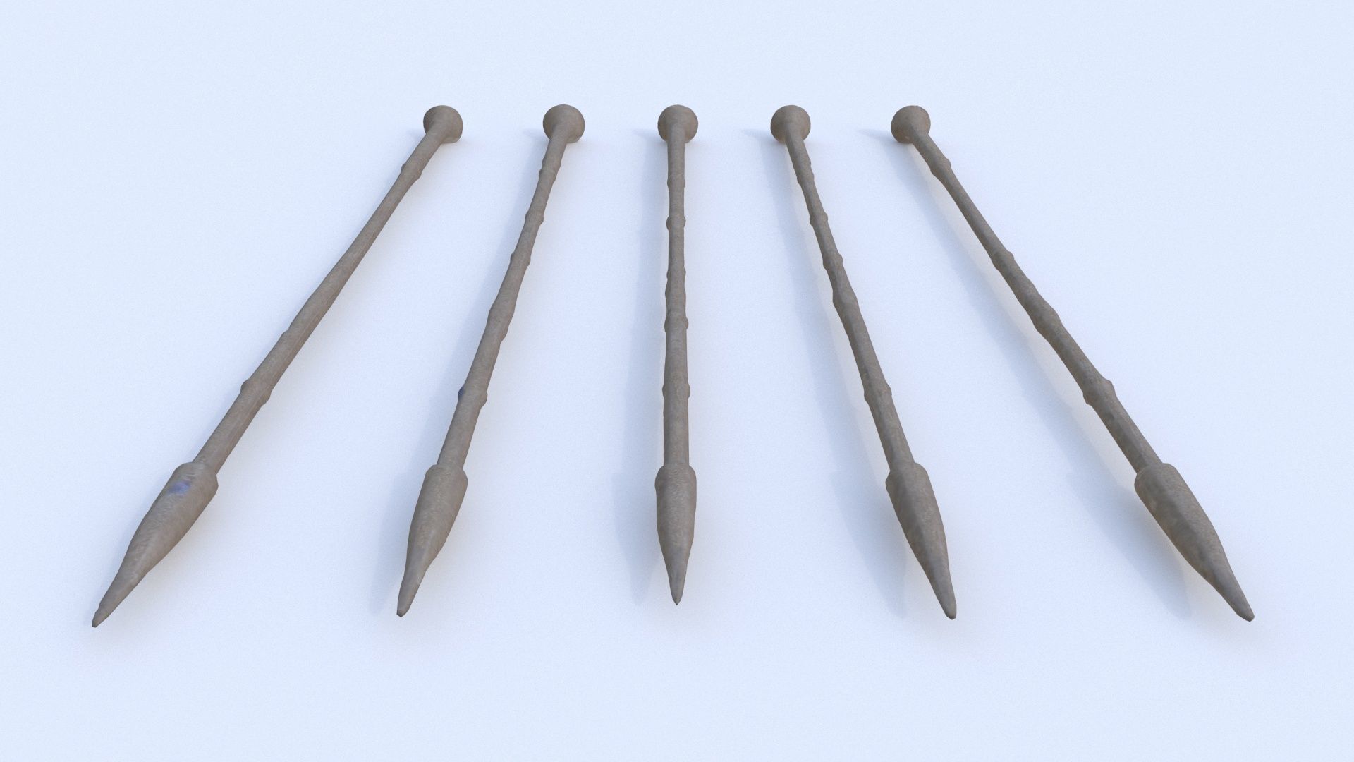 Iron Nails 3D model_2