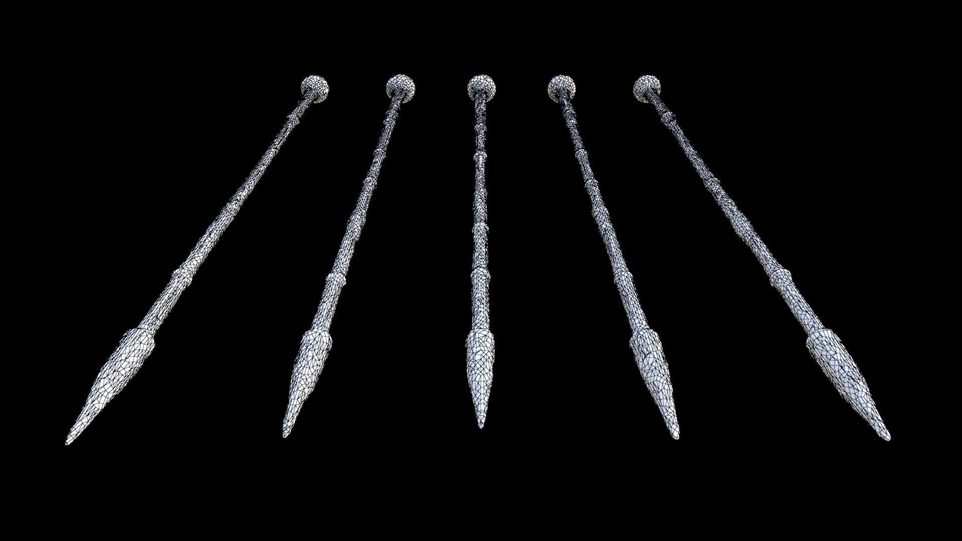 Iron Nails 3D model_7