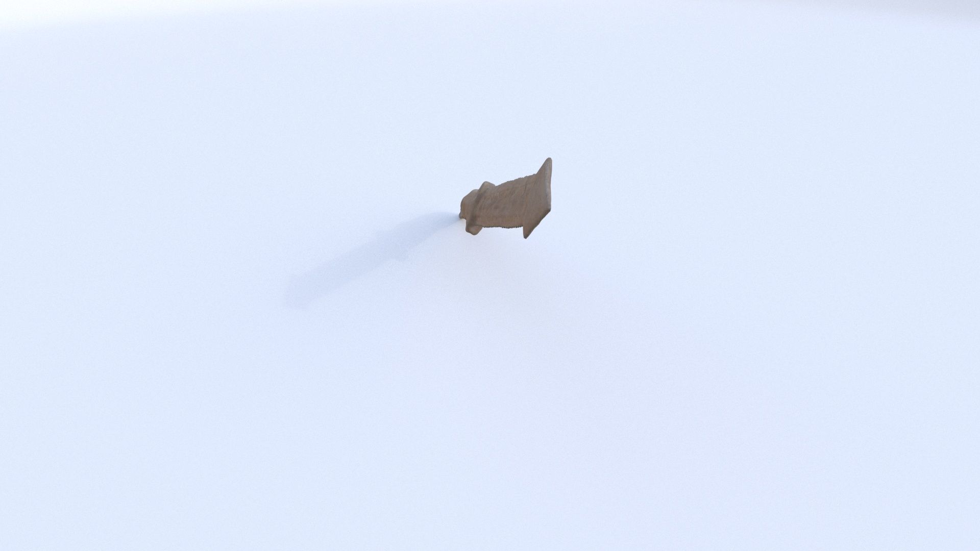 Lacing Needle 3D model_2