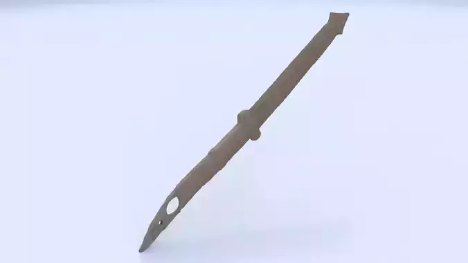 Lacing Needle 3D model