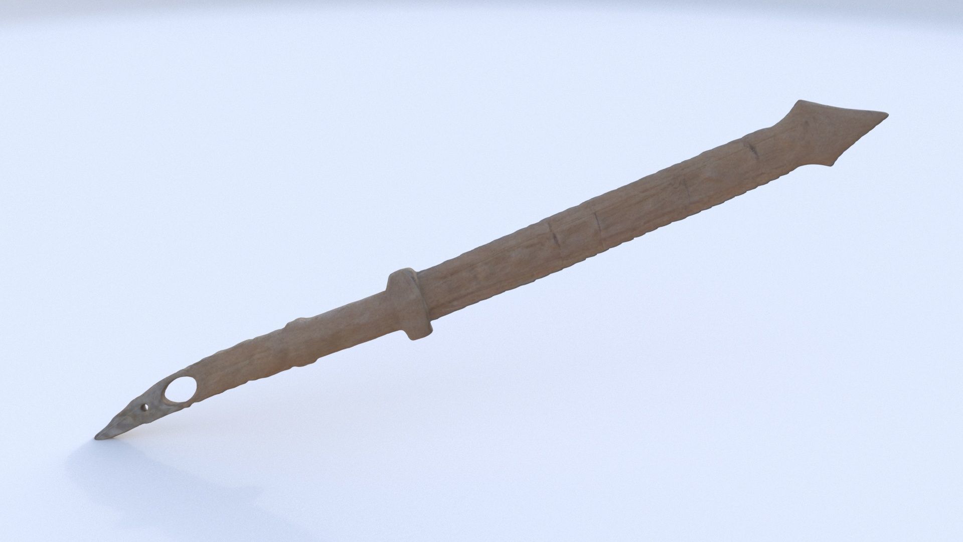 Lacing Needle 3D model_1