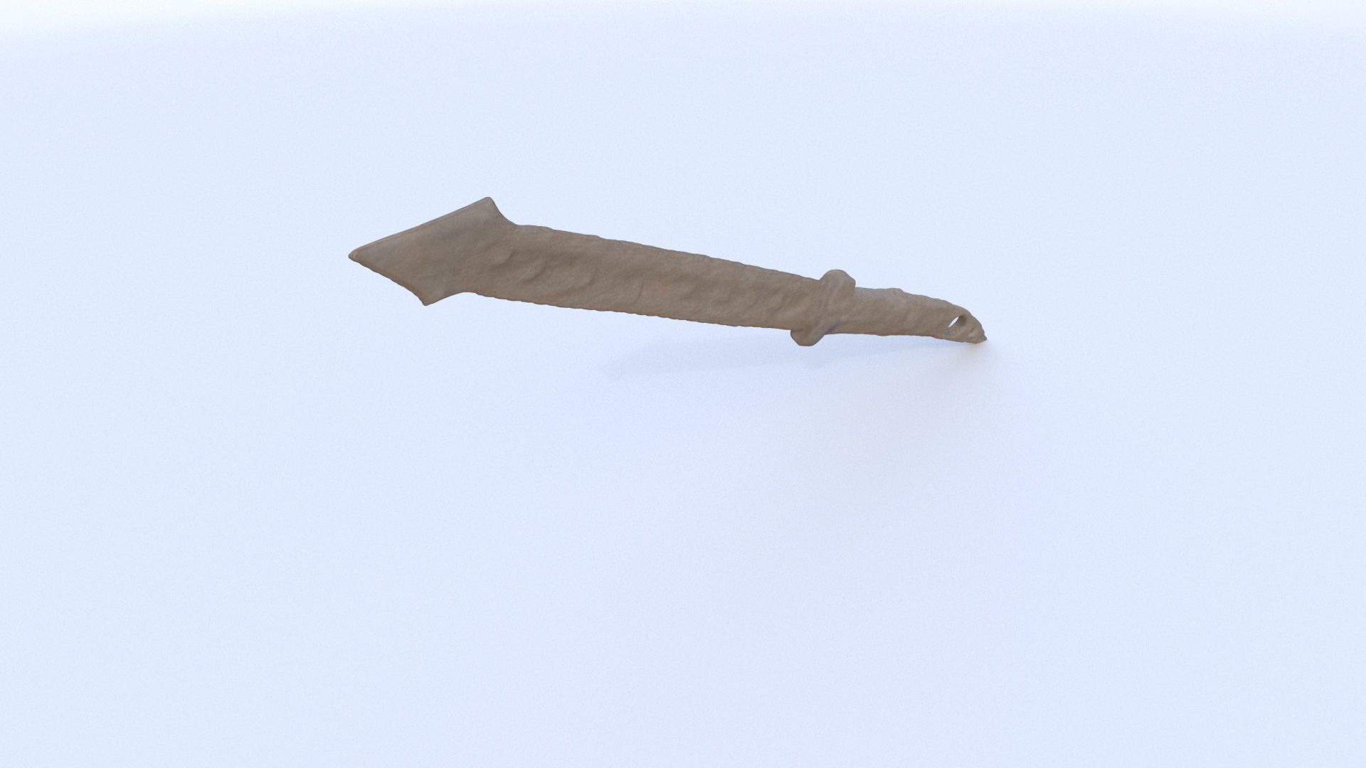 Lacing Needle 3D model_3