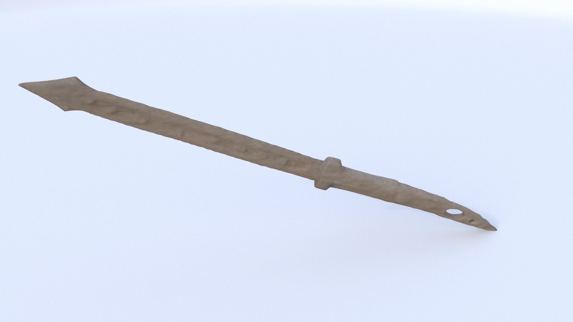 Lacing Needle 3D model_4