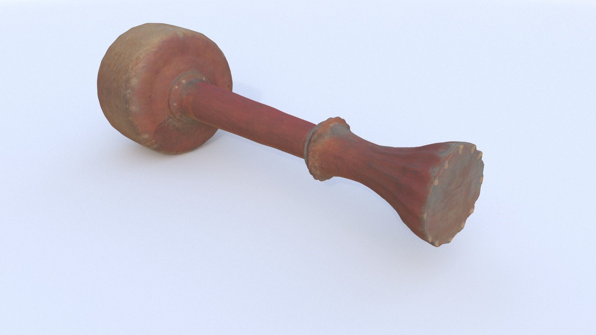 Leather Mallet 3D model_3