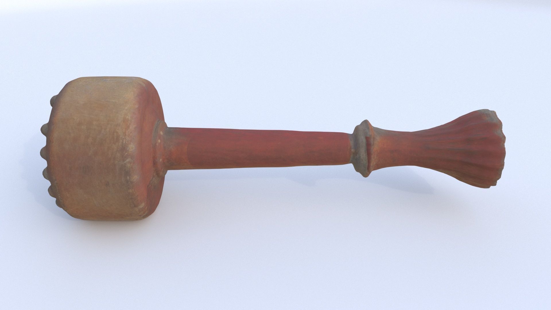 Leather Mallet 3D model_2