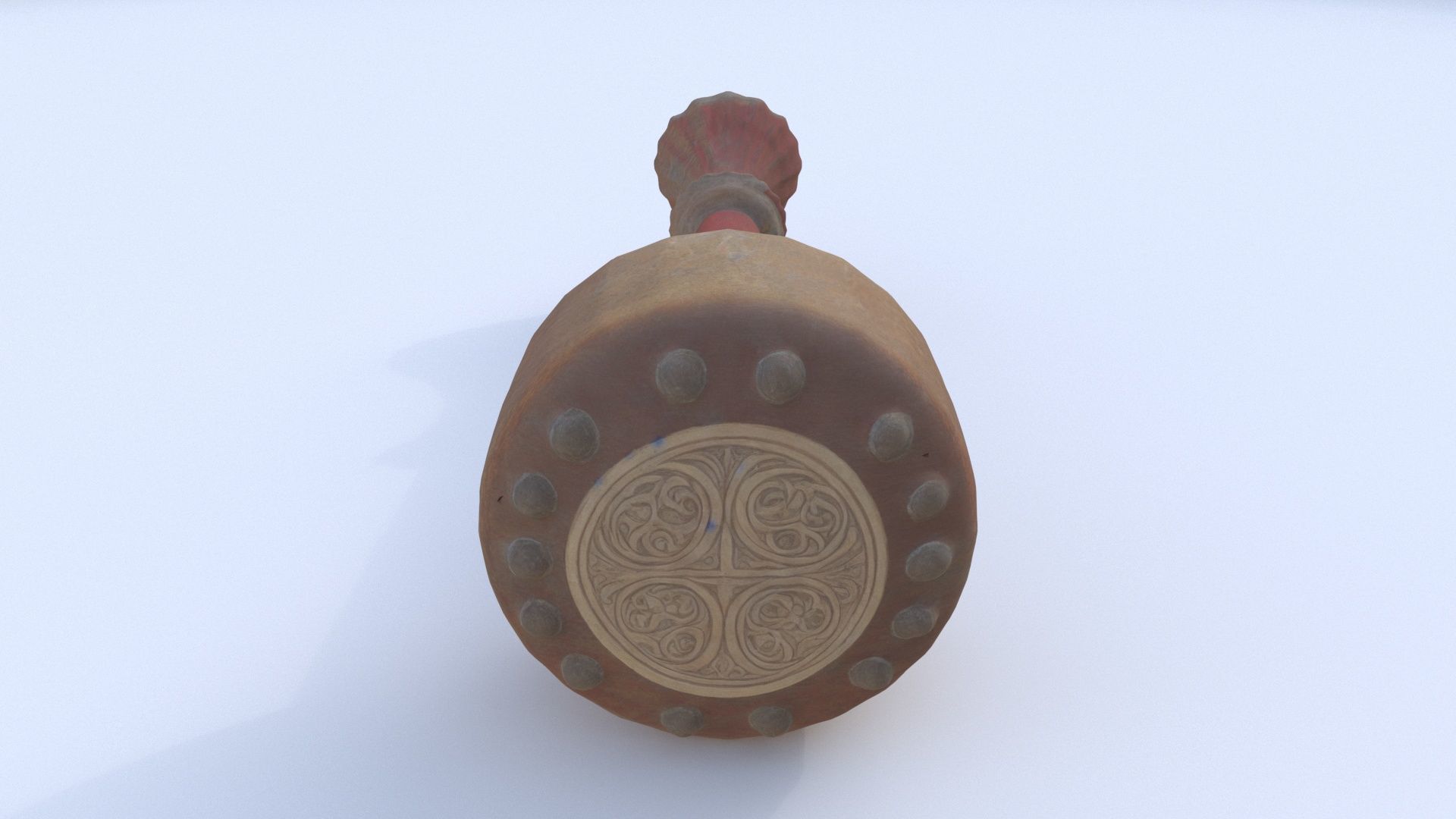 Leather Mallet 3D model_1