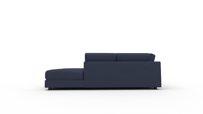Haven Sectional Set Left Arm Sofa 3D model 5