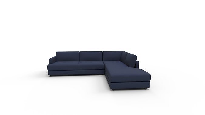 Haven Sectional Set Left Arm Sofa 3D model 2