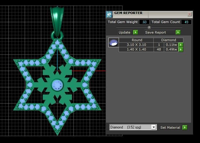 FANCY STAR DESIGN PENDANT 3D PRINTABLE MODEL  3D print model_5
