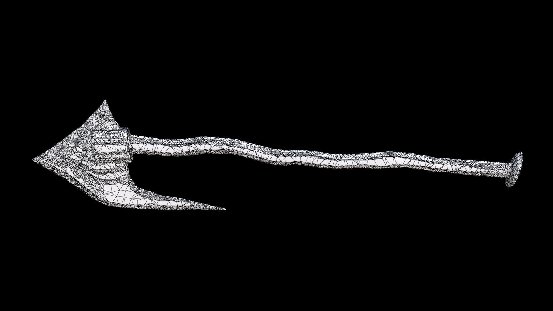 Pickaxe 3D model_7