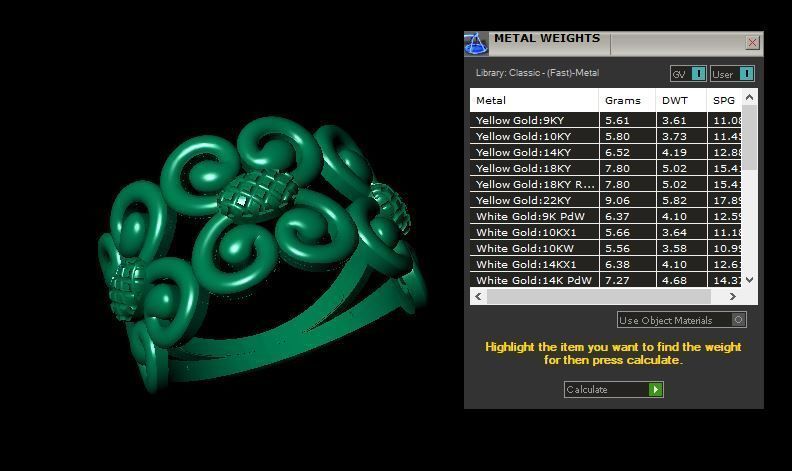 Rings 3D print model_3