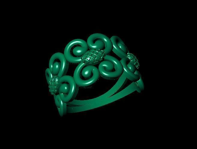 Rings 3D print model_2