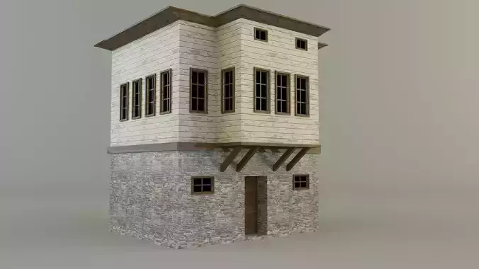 old building model