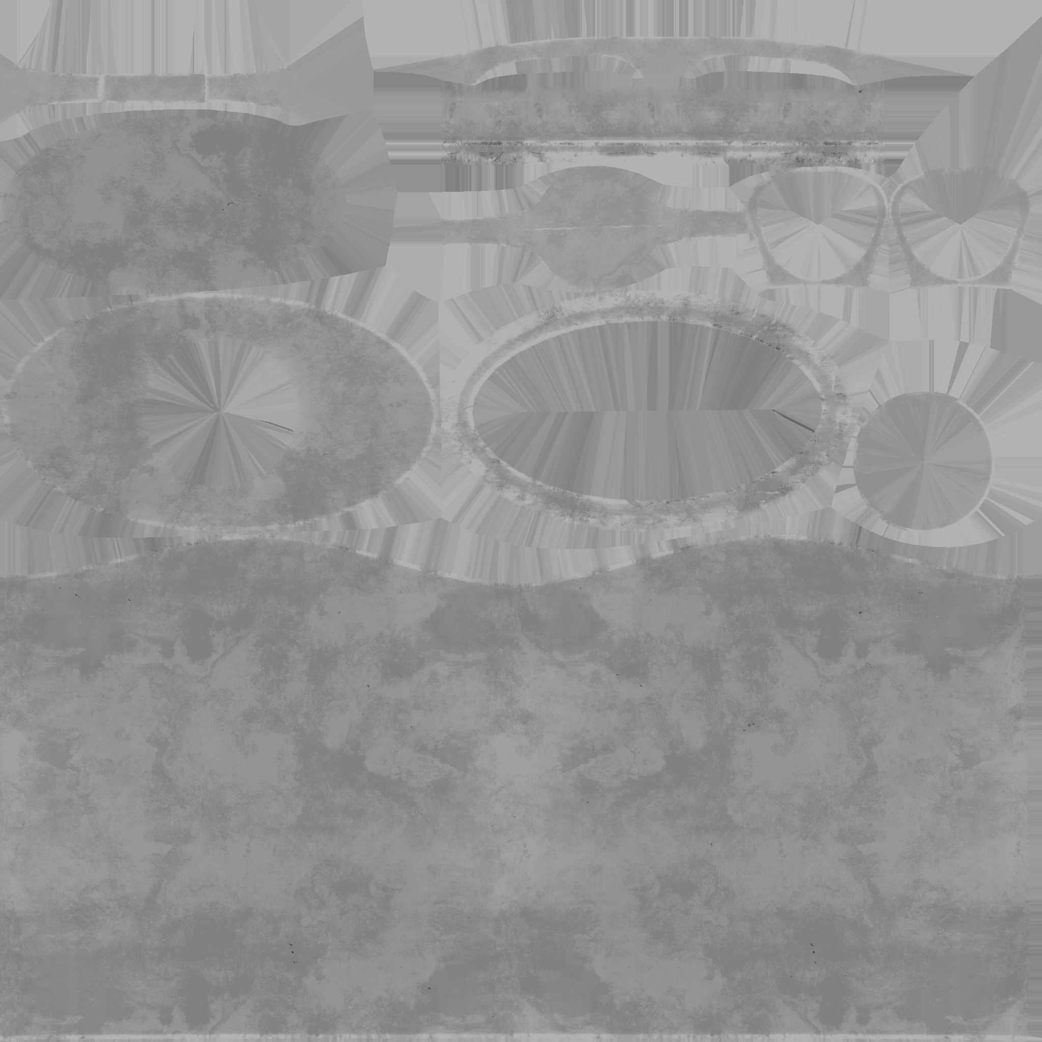 Flask Canister Black Low-poly 3D model_9