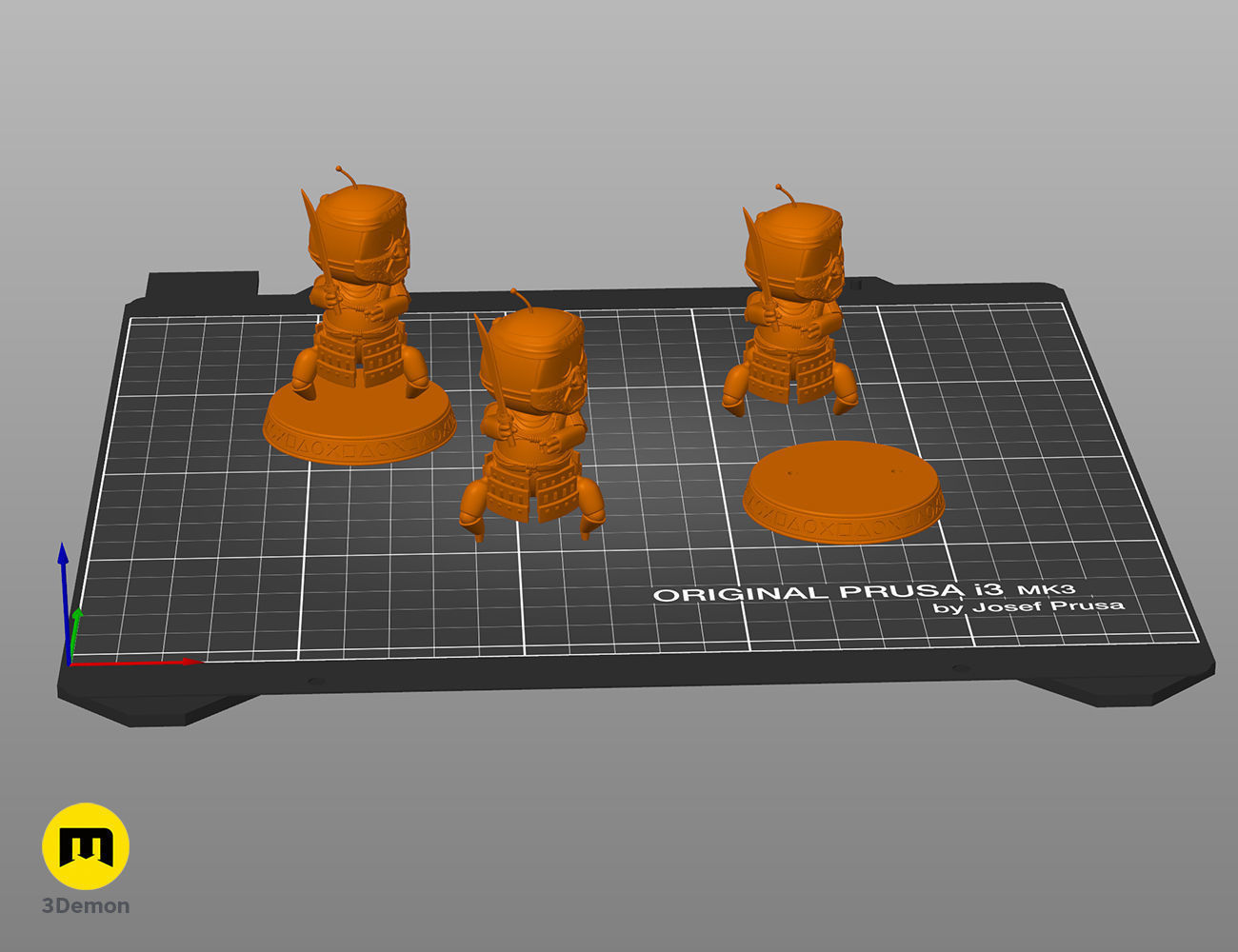 Astro Bot - Jin Sakai Ghost of Tsushima 3D print model_4