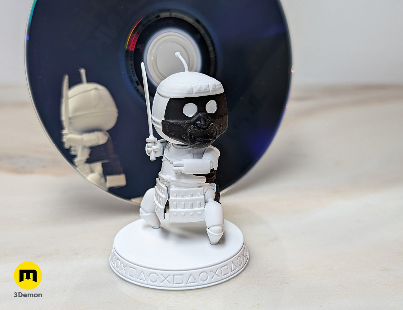 Astro Bot - Jin Sakai Ghost of Tsushima 3D print model_1