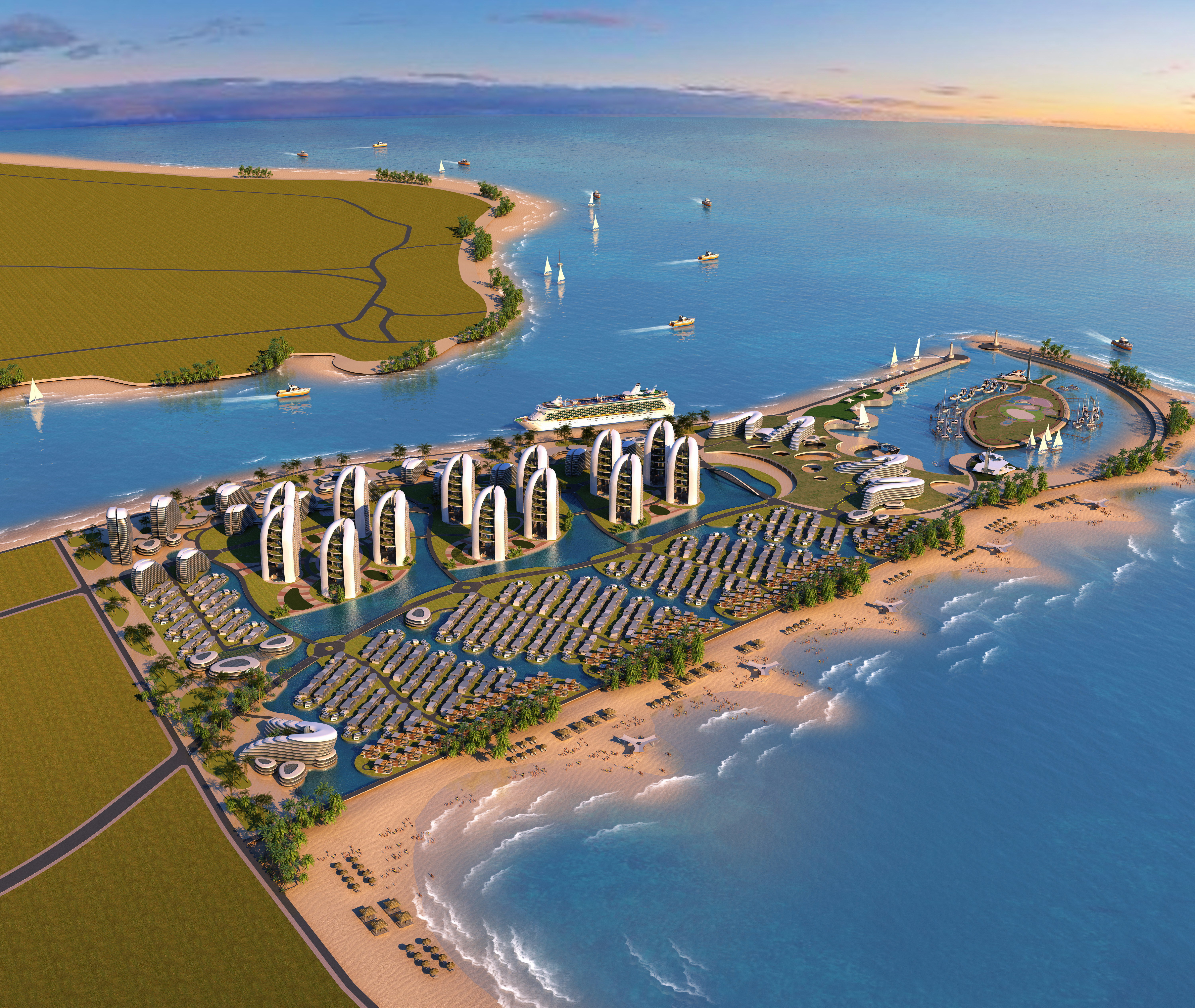 future architecture 3D model_1