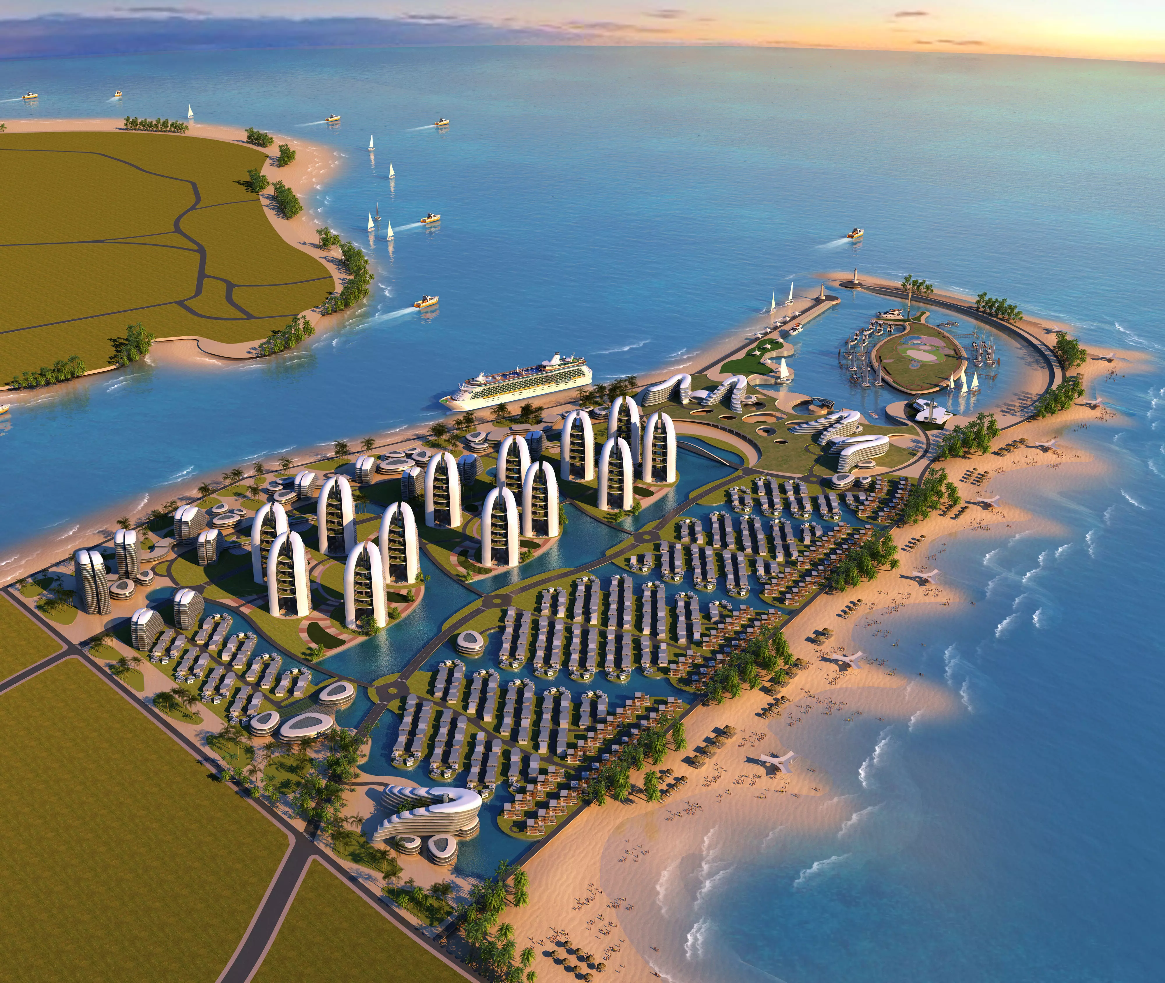 future architecture 3D model_0