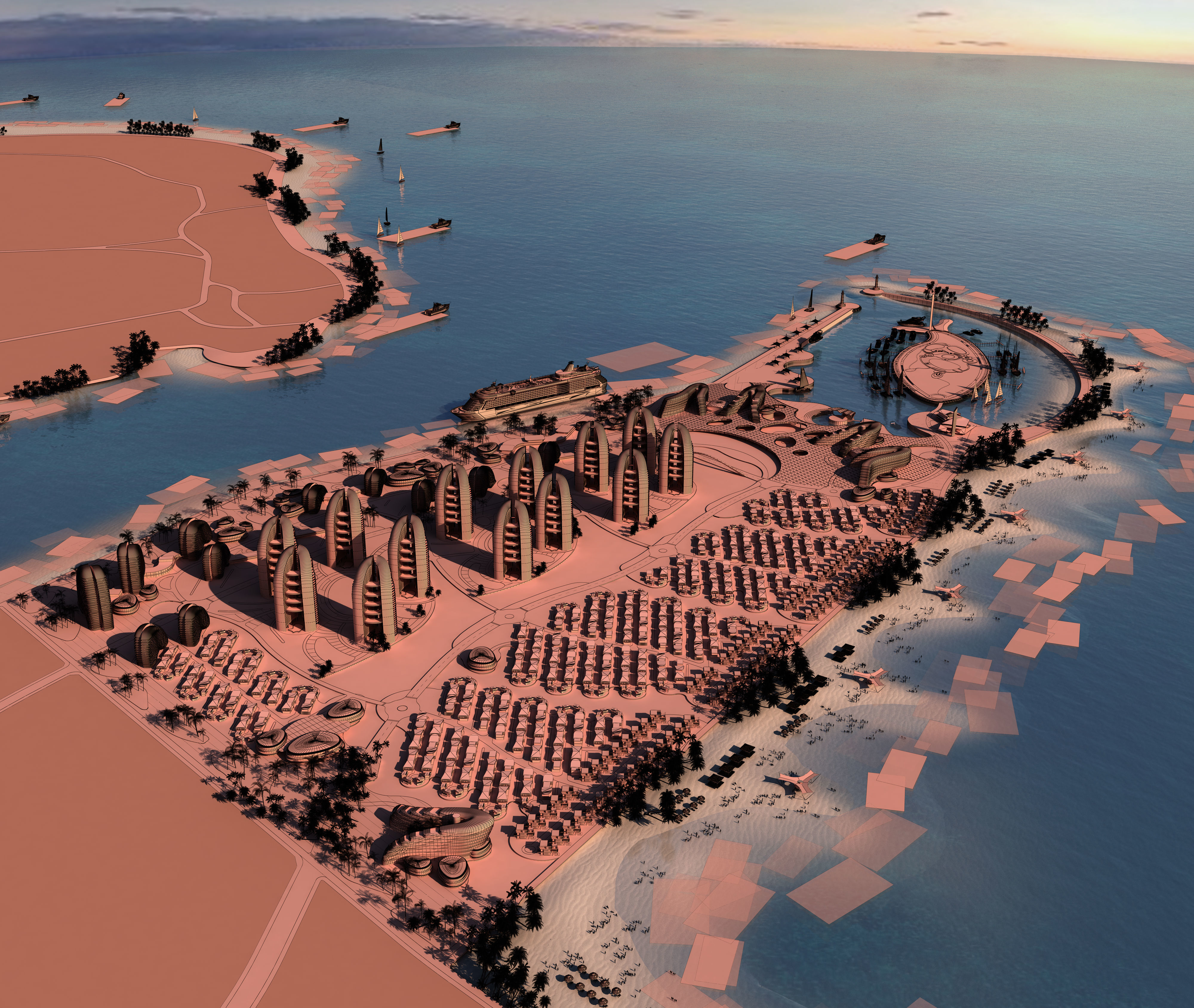 future architecture 3D model_14