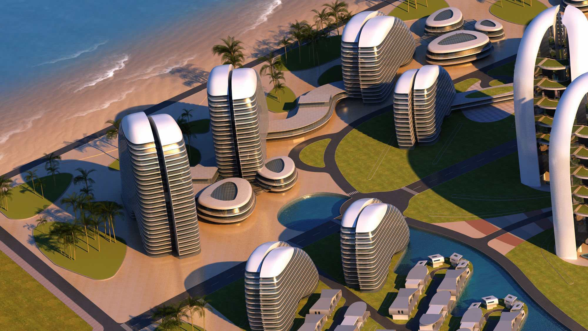 future architecture 3D model_7