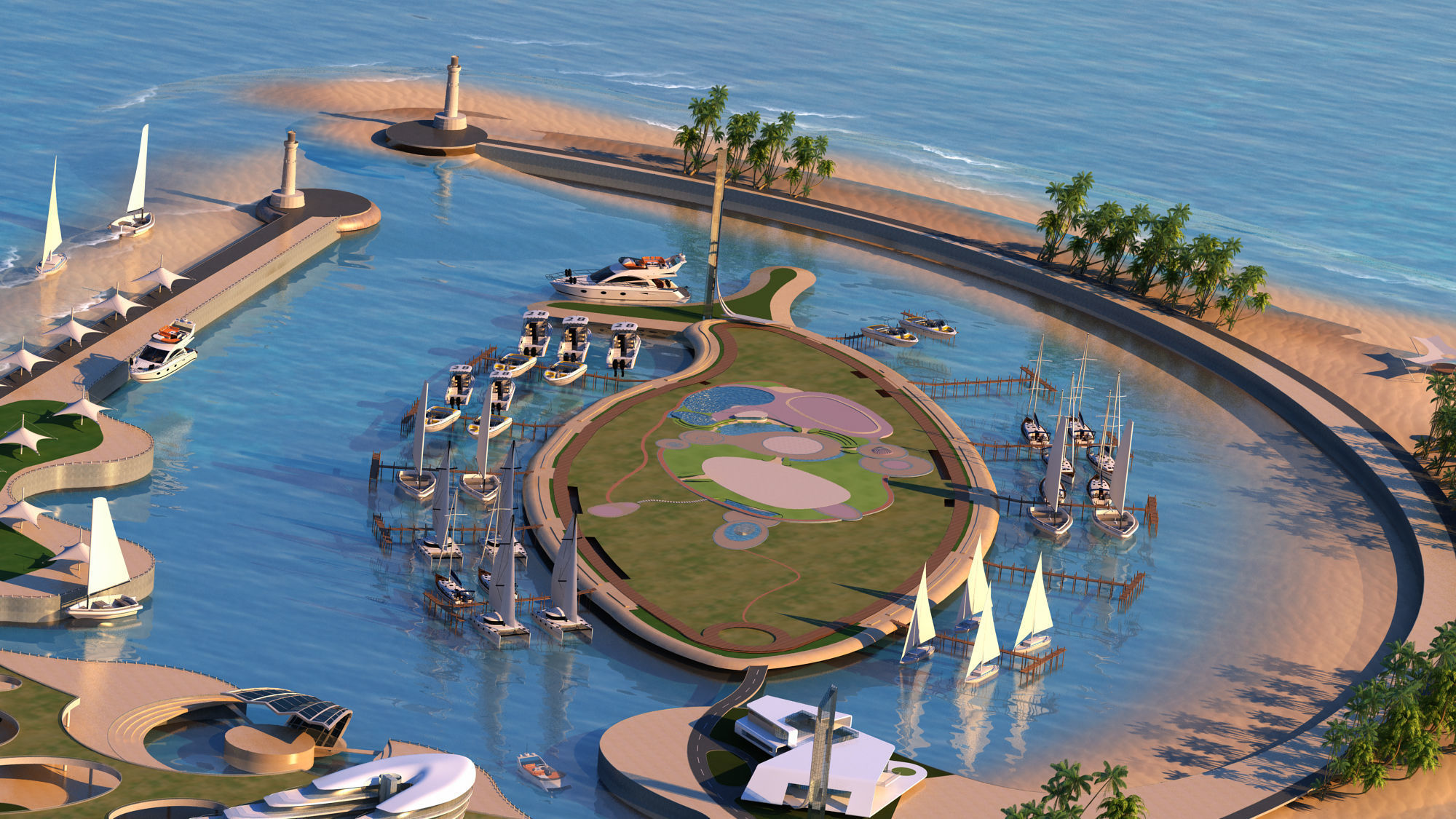 future architecture 3D model_6