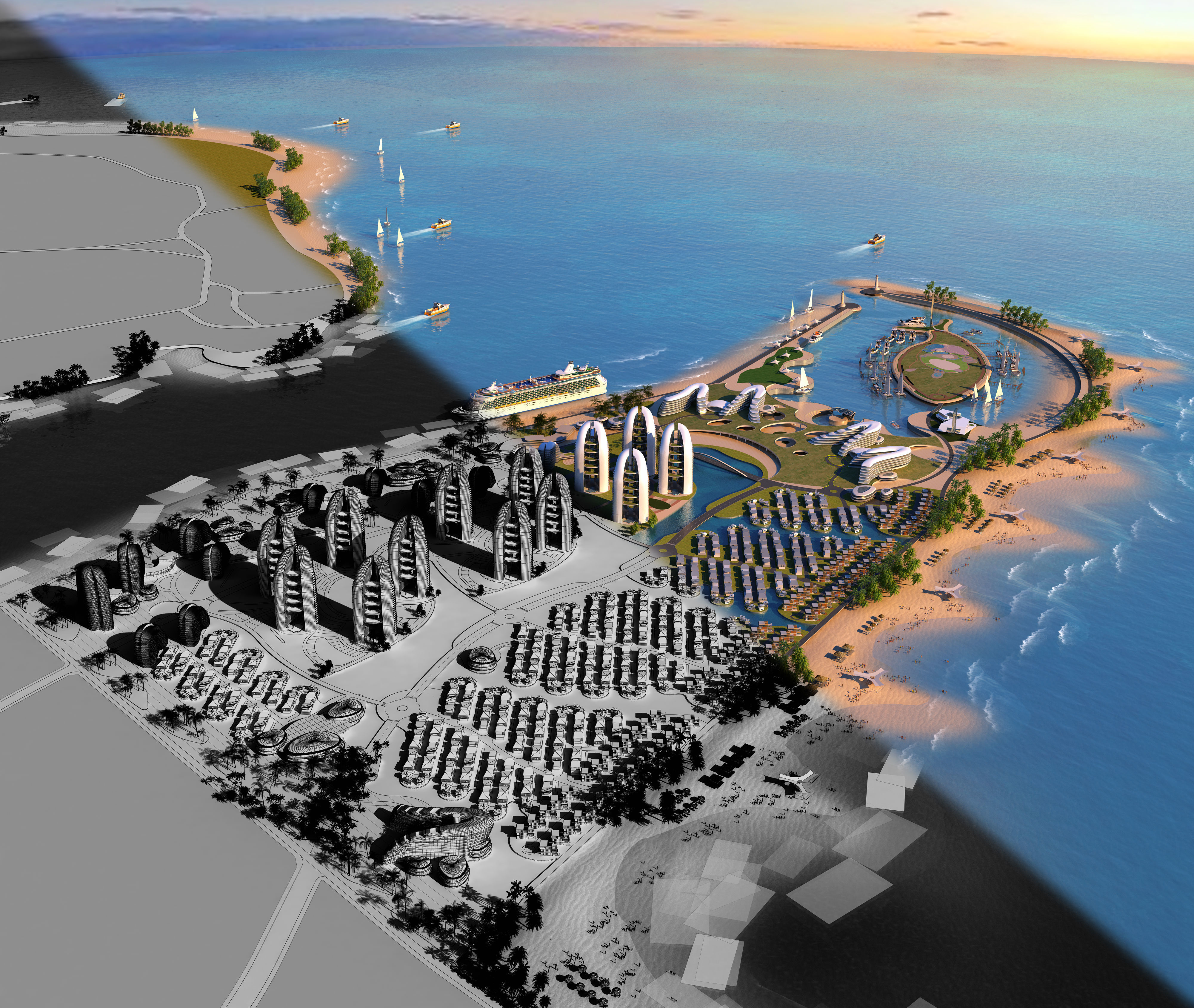 future architecture 3D model_13