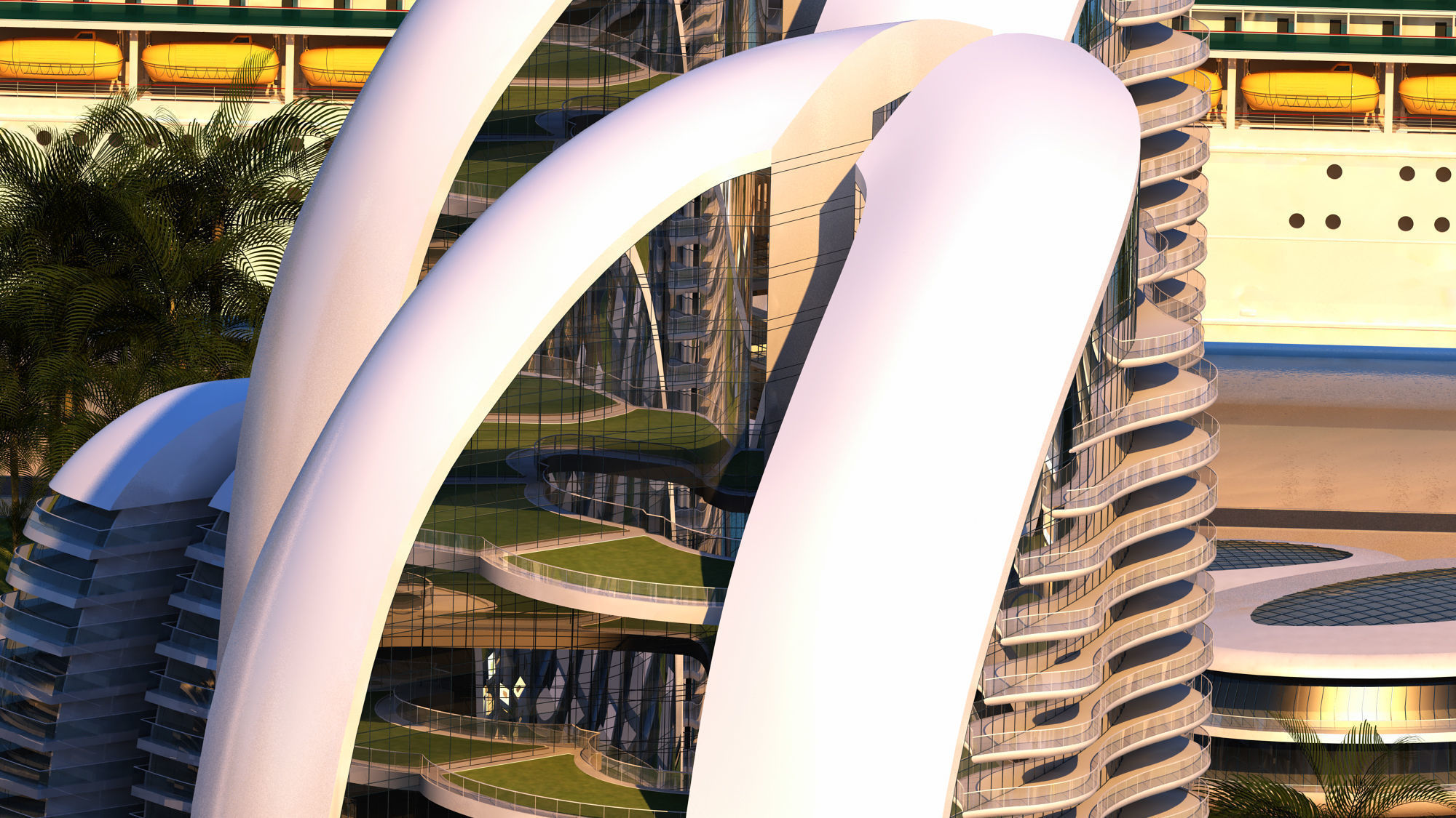 future architecture 3D model_11