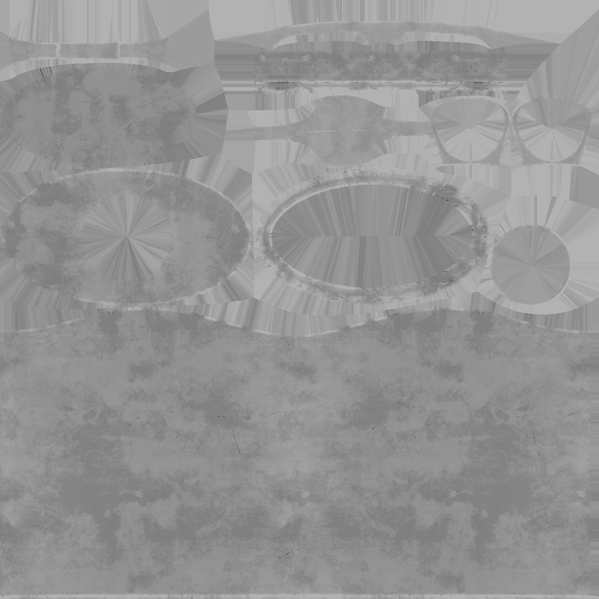 Flask Canister Green Scraped Low-poly 3D model_9