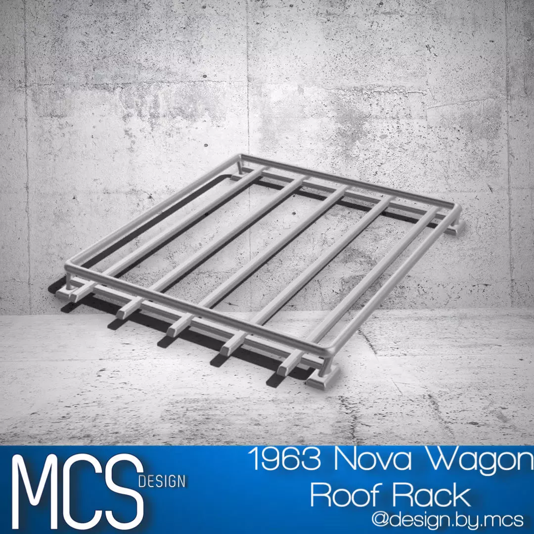 1963 Nova Wagon Roof Rack 3D print model