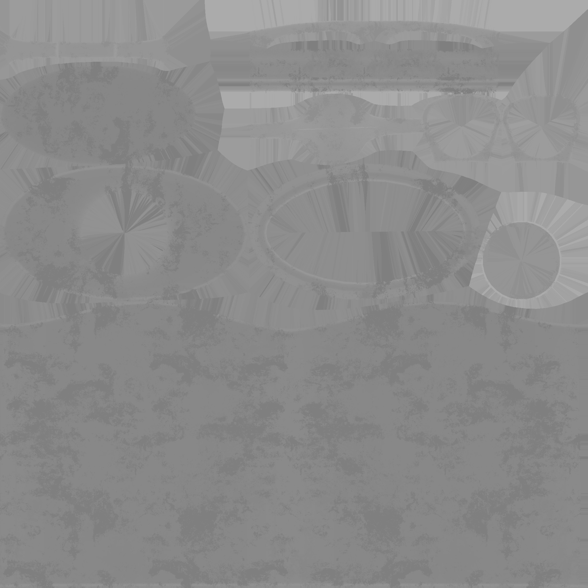 Flask Canister Khaki Low-poly 3D model_9